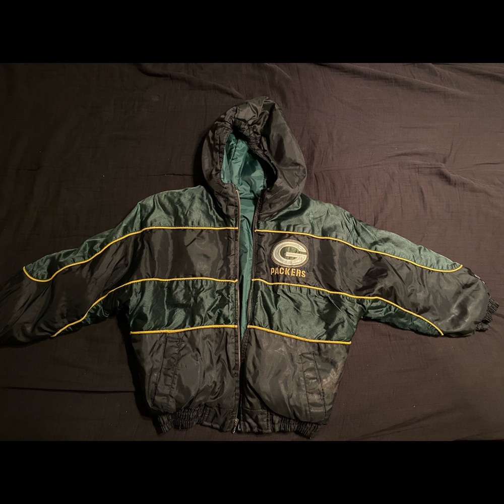 Vintage Green Bay Packers Winter Jacket